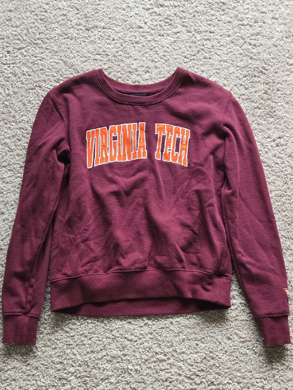 Colosseum Women's Maroon Sweatshirt Virginia Tech